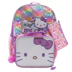Hello Kitty 5 piece backpack set
